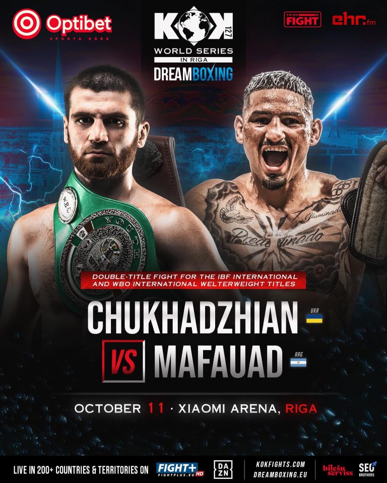 DreamBoxing Showdown: Chukhadzhian vs. Mafauad — October 11, Riga
